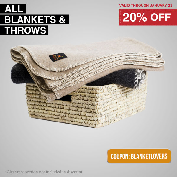 Alpaca Blankets & Throws